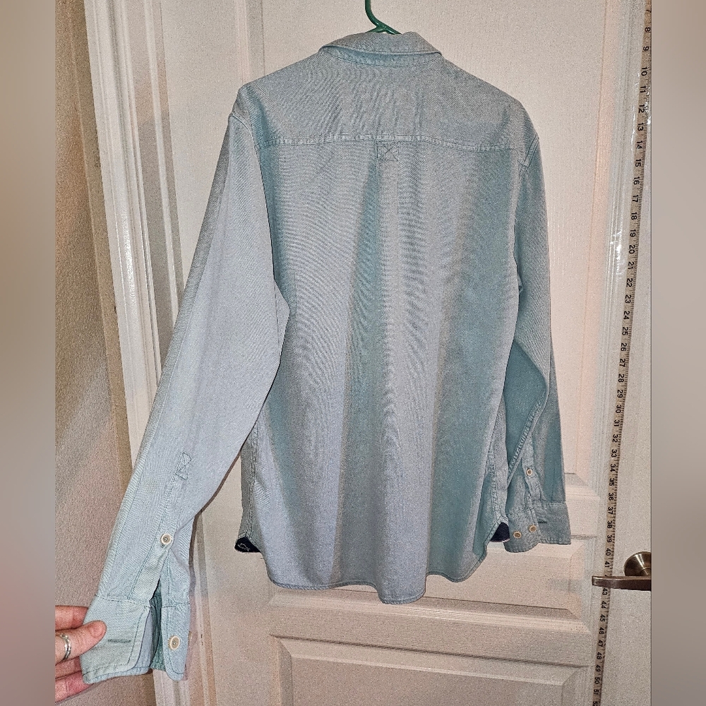 Tommy Bahama Sky Blue Casual Shirt - Picture 6 of 9